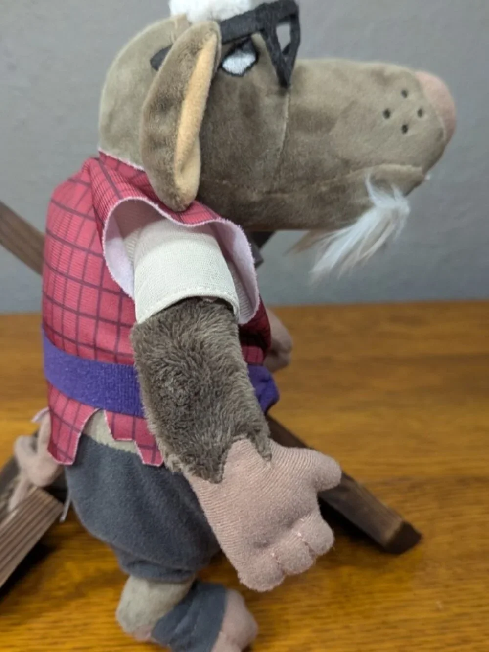 TMNT Splinter Plush Mutant Mayhem 8